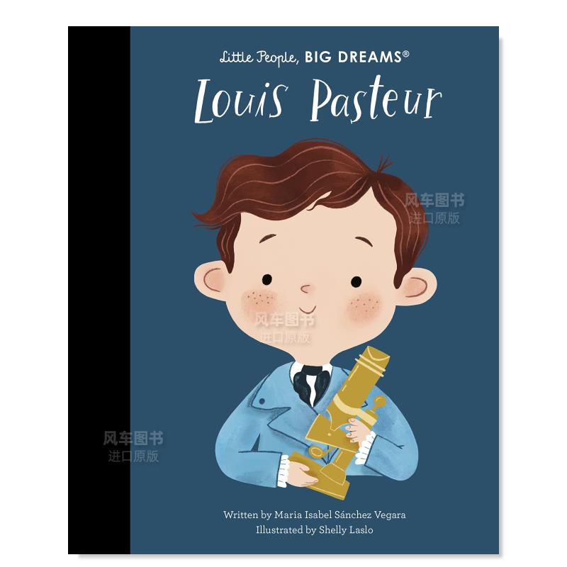 【现货】【小人物,大梦想】路易斯·巴斯德【Little People,Big Dreams】Louis Pasteur英文原版进口图书外版书籍-封面