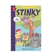 书平装 外版 2级 Level 6周岁Stinky 英文儿童漫画进口原版 Books 预售 TOON Eleanor DavisTOON 臭臭