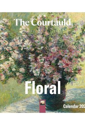 【预售】【Flame Tree】考陶尔德花卉 2026年迷你挂历艺术日历The Courtauld: Floral Mini Wall Calendar 2026英文文创进口原版9
