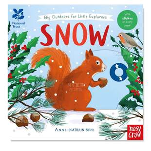 Big 预售 书纸板书3 Outdoors Explorers 大户外活动：雪英文儿童趣味进口原版 Little 小小探险家 National 外版 for 6周岁