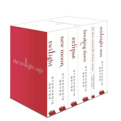 【预售】暮光之城盒装合集英文文学小说Twilight Saga 6 Book Set进口原版书Stephenie Meyer Little Brown UK