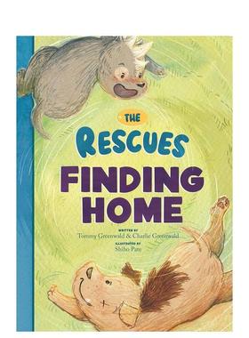 【现货】救援人员寻找家园The Rescues Finding Home英文儿童绘本人际关系Tommy Greenwald精装Red Comet Press6-9岁进口原版书97
