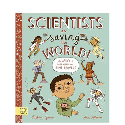 【现货】【STEM图像传记】拯救世界的科学家Scientists Are Saving the World!英文青少年读物Saskia Gwinn精装magiccatpublishin
