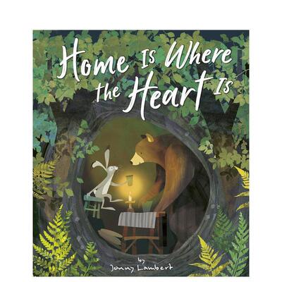 【预售】吾心安处是吾家Home Is Where the Heart Is英文儿童绘本人际关系3-6岁精装Jonny Lambert  Jonny Lambert进口原版书Tige
