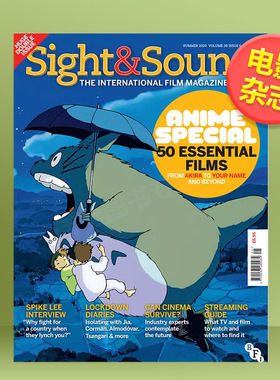 【订阅】Sight and Sound 视觉和声音 英国 英文原版 进口正版 杂志期刊 电影杂志 评论每个月发行的电影 年订12期 E192