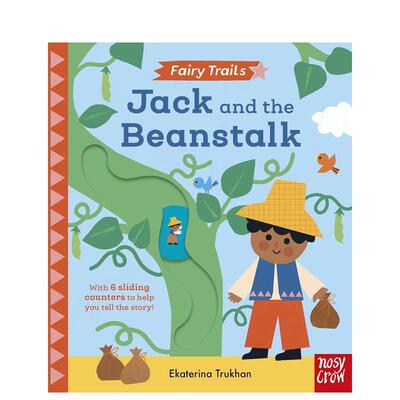 【预售】童话小径杰克与魔豆【Fairy Trails】 Jack and the Beanstalk英文儿童趣味Ekaterina Trukhan纸板书Nosy Crow UK9781805