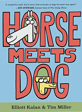 【现货】马遇到狗英文儿童绘本交通工具城市人文进口原版书Horse Meets Dog Kalan著Balzer & Bray出版