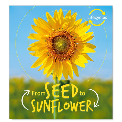 【预售】【生命周期】从种子到葵花英文儿童绘本知识百科进口原版外版书平装【Lifecycles】Seed to SunflowerCamilla de la Bed