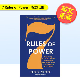 预售 Power Swift 外版 Pfeffer 权力七则英文生活综合进口原版 Press 书简装 Jeffrey Rules