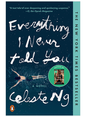 【预售】无声告白英文文学小说进口原版外版书简装Everything I Never Told You Celeste Ng Abacus