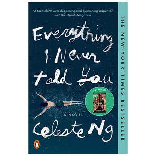 【预售】无声告白英文文学小说进口原版外版书简装Everything I Never Told You Celeste Ng Abacus