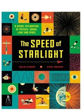【现货】【博洛尼亚入围插画师Ximo Abadía】星光的速度The Speed of Starlight英文儿童绘本知识百科Ximo Abadía精装Big Pictu