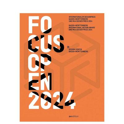 【预售】聚焦开放2024巴登-符腾堡国际设计奖与米娅西格奖2024Focus Open 2024英文综合设计Design Center Baden-Württemberg平装
