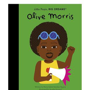 【现货】【小人物大梦想】奥利弗莫里斯【Little People英文儿童绘本人物传记Maria Isabel Sanchez Vegara精装Frances Lincoln P