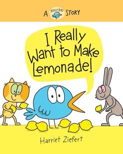 小鸟Really 外版 很想做柠檬水英文儿童漫画进口原版 3岁 Stories Want Bird 我真 Really 6岁 书精装 现货