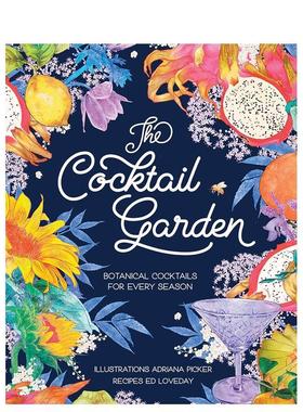 【预售】鸡尾酒花园Cocktail Garden英文餐饮Adriana Picker精装进口原版书Hardie Grant Books9781761451195