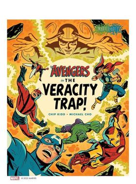 【预售】复仇者联盟真相陷阱Avengers In The Veracity Trap英文漫画图书Chip KiddAbrams精装进口原版书9781419770678