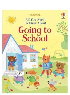 【预售】关于上学你需要知道的一切英文儿童语言概念启蒙进口原版外版书精装3-6周岁All You Need To Know About Going to Schoo