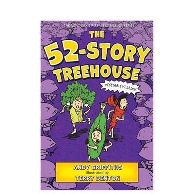 【预售】【树屋系列】五十二层树屋：蔬菜反派来袭！平裝【The Treehouse Books】The 52-Story Treehouse 原版英文儿童章节书