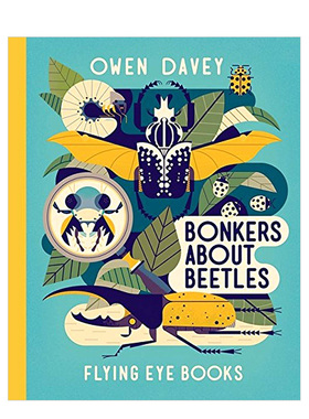【预售】【欧文·戴维动物系列】甲虫狂想英文儿童绘本IP系列进口原版外版书3-6周岁【Owen Davey Animals Series】Bonkers Abou