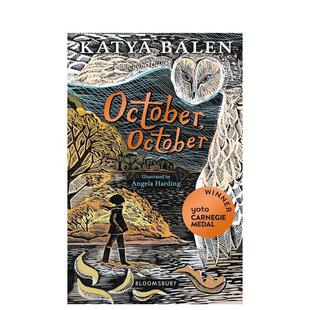 【现货】【2022卡内基文学奖】十月 十月October英文青少年读物Katya Balen平装Bloomsbury Children3-6岁进口原版书9781526601933