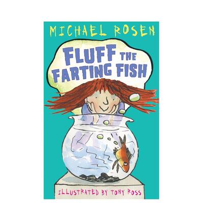 【现货】【罗森与罗斯】爱放屁的鱼小绒 【Rosen and Ross】Fluff the Farting Fish 原版英文儿童桥梁书