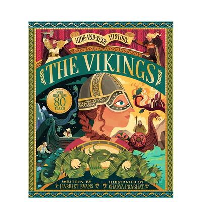 【现货】维京人The Vikings英文儿童绘本虚构类Harriet Evans纸板书Little Tiger Press进口原版书9781838916640