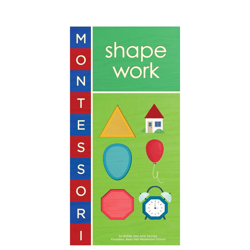【现货】蒙特梭利的图形教育英文儿童趣味进口原版书平装Montessori：Shape Work Bobby George 著Abrams Appleseed出版