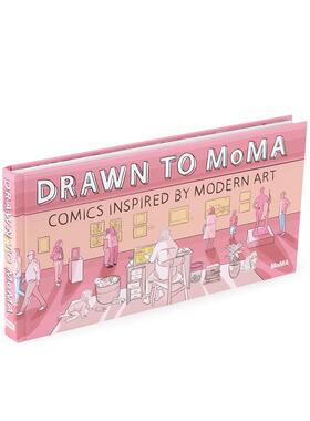 【现货】绘见MoMA现代艺术漫画集Drawn To Moma英文插画原画设定集Alex Halberstadt精装MoMa Publications进口原版书97816334516