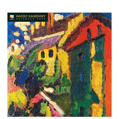 【预售】【Flame Tree】瓦西里康定斯基 2026年挂历艺术日历Wassily Kandinsky Wall Calendar 2026英文文创进口原版9781835623480