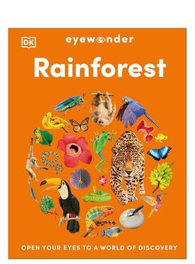 【预售】【视觉奇观】雨林之谜【Eyewonder】Rainforest英文儿童绘本知识百科DK精装DK Children进口原版书9780241732335