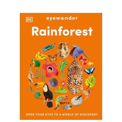 【现货】【视觉奇观】雨林之谜【Eyewonder】Rainforest英文儿童绘本知识百科DK精装DK Children进口原版书9780241732335