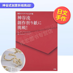 创意折纸挑战 日文手工制作神谷 哲史进口原版 ―创作アイデア 神谷式 书神谷流创作折り纸に挑戦 玉手箱ソシム 现货