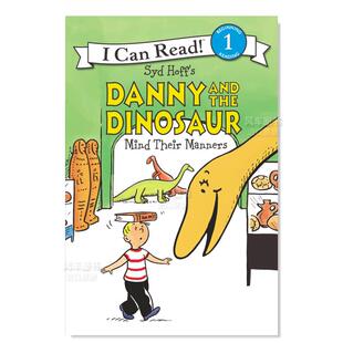 the 现货 书Danny Dinosaur Manners 注意他们 Their 丹尼和恐龙 Hoff著Harpe 举止英文儿童分阶阅读进口原版 Mind and