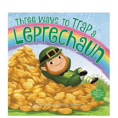 【现货】诱捕小精灵的三种方法Three Ways to Trap a Leprechaun英文儿童绘本虚构类Lazar6-9岁Harpercollins进口原版书978006284