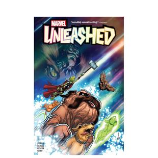 Hérvas Starks 书MARVEL 漫威UNLEASHED英文漫画简装 Jesus David Marvel Baldeon Kyle UNLEASHED 预售 进口原版