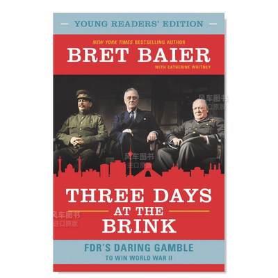 【现货】在边缘的三天:青年读者版 英文儿童分阶阅读Three Days at the Brink: Young