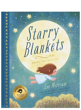 【现货】星空毛毯睡前诗歌Starry Blankets 英文儿童绘本虚构类Ryan G Van Cleave精装Bushel and Peck3-6岁进口原版书9781638193