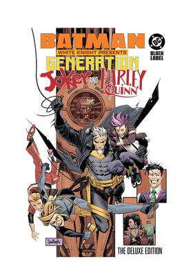 【预售】【DC Comics】蝙蝠侠白骑士呈现哈莉奎茵与小丑一代豪华版Batman英文漫画图书Clayton Mccormack精装DC Comics进口原版书