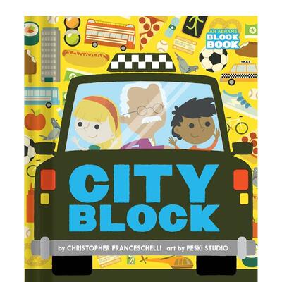 【预售】城市书【Block】Cityblock英文儿童绘本IP系列Chrisher Franceschelli精装Abrams Appleseed3-6岁进口原版书9781419721892