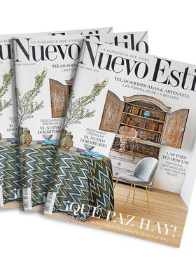 【订阅】 NUEVO ESTILO 西班牙语原版 室内家居设计杂志 年订4期 B247