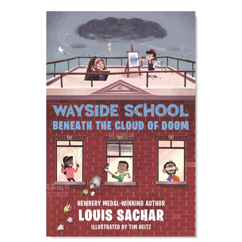 【现货】厄运之云下的路边学校英文儿童分阶阅读进口原版书Wayside School Beneath the Cloud of Doom Sachar著Harpercollin