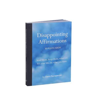 【预售】失望的肯定明信片Disappointing Affirmations 30 Postcards英文文创明信片明信片进口原版书Dave Tarnowski Chronicle