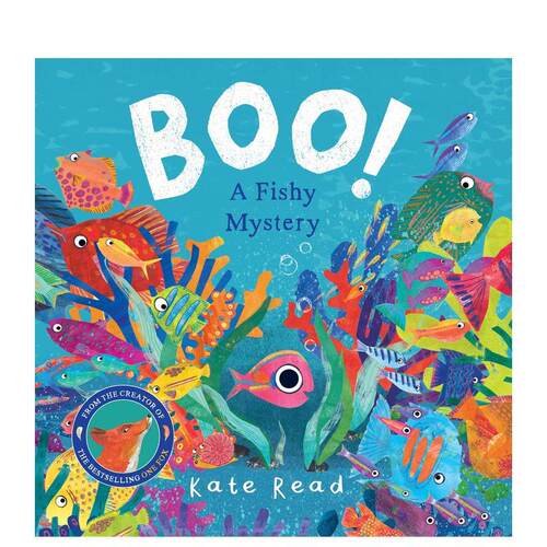 【现货】嘭一个关于鱼的神秘故事Boo A Fishy Mystery英文儿童绘本虚构类3-6岁精装Read  Kate进口原版书Two Hoots9781529049534