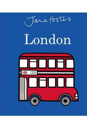 【现货】简福斯特的伦敦Jane Foster's London英文儿童语言概念启蒙Jane Foster1-3岁Templar Publishing进口原版书