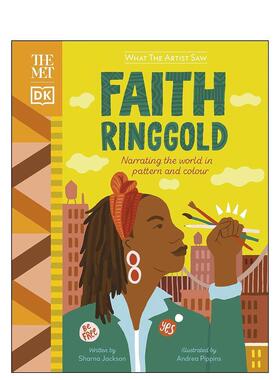 【现货】【透过艺术家之眼】费思灵戈尔德【What The Artist Saw】Faith Ringgold英文儿童艺术启蒙Sharna Jackson 精装DK Childr