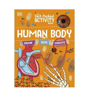 充满事实 The 人体 Packed Body英文儿童趣味DK平装 Children3 Human 活动书 Book Activity 书 6岁进口原版 Fact 现货