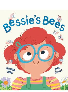 【现货】贝西的小蜜蜂成长初体验Bessie's Bees英文儿童绘本自我认知情绪管理George Kirk Ana Gomez精装Templar Publishing进口原