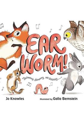 【现货】脑中旋律Ear Worm英文儿童绘本动物生态环保3-6岁精装Jo Knowles and Galia Bernstein进口原版书Walker Books UK9781529