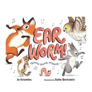 【现货】脑中旋律Ear Worm英文儿童绘本动物生态环保3-6岁精装Jo Knowles and Galia Bernstein进口原版书Walker Books UK9781529